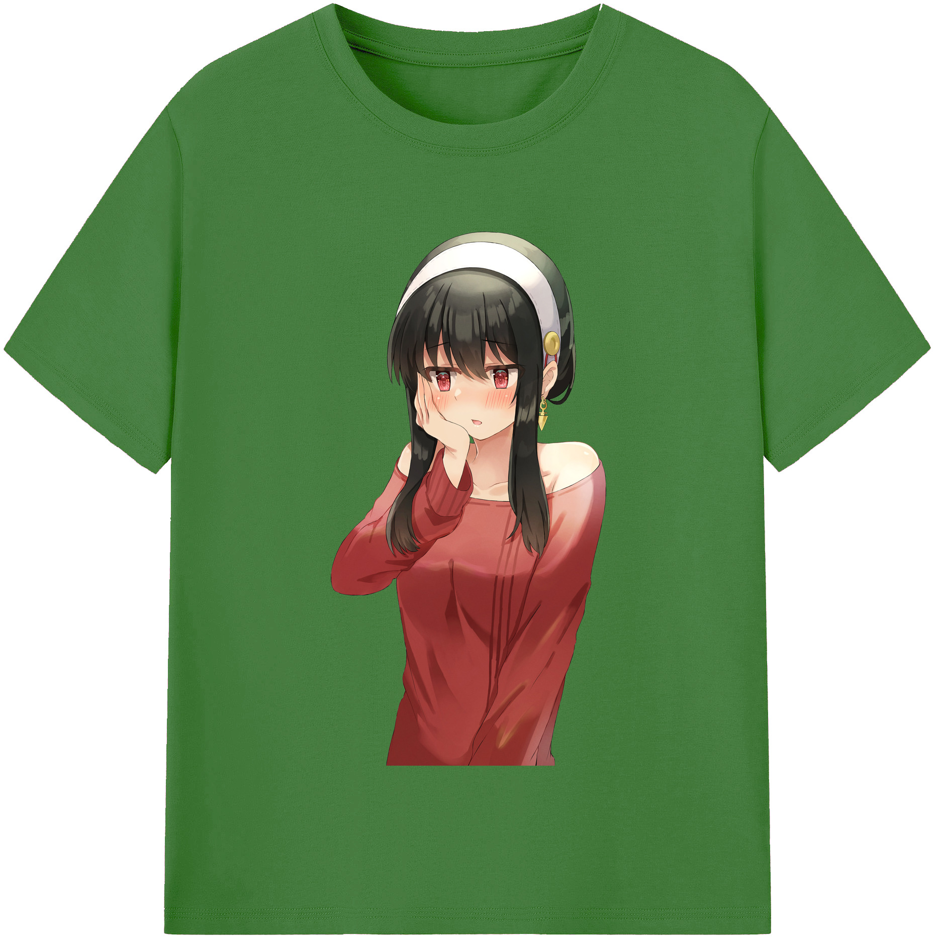 （画像用） SPY×FAMILY间谍家家酒 レディースカジュアルプリントTシャツ（綿100％）